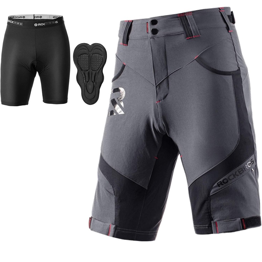 Men's Gray Cycling Shorts